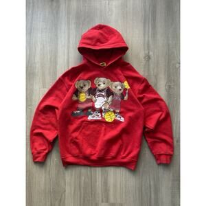 Chinatown Market Triple Threat Basketball Bear Hoodie Sweatshirt Size M